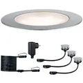 Produktbild: Plug & Shine Bodeneinbauleuchte Floor Eco IP65 3000K 3x1W 24V Silber - 93692