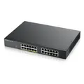 Produktbild: Zyxel Switch 24-Port Gigabit Ethernet 12-Port PoE+ 130W Smart Managed 0dBA GS1900-24EP-EU0101F