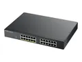 Produktbild: ZyXEL GS1900-24EP - Switch - Smart - 24 x 10/100/1000 (12 PoE)