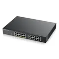 Produktbild: Zyxel GS1900-24EP Smart Managed Switch 24x Gigabit Ethernet 12x PoE+ max. 130 Watt, Layer 2, Rackmount
