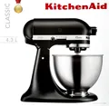 Produktbild: KitchenAid Classic 4,3 Liter Küchenmaschine 5K45SSEBM  Matt Schwarz Knethaken