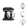 Produktbild: KitchenAid Classic 5K45SSEBM Küchenmaschinen kippbarer Motorkopf Schwarz Matt