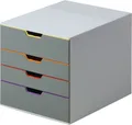 Produktbild: Durable Schubladenbox Varicolor, 4 Schübe, DIN C4 187036