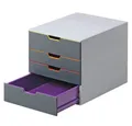 Produktbild: DURABLE Schubladenbox DURABLE 7604 VARICOLOR® 4 Schubladenbox - mehrfarbig