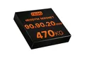Produktbild: RICOO Magnet Neodym Magnet Extra Starke NEODYMMAGNET (1-St., 90x90x20mm N52 Rechteck Haftkraft bis 470Kg), Quadermagnet sehr starker Quader Breite x Tiefe x Höhe 9 x 9 x 2cm