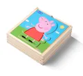 Produktbild: Eichhorn - Peppa Pig Umziehpuzzle - Verschiedene Kleidungsstücke zum verwandeln, bunt, Puzzle aus FSC zertifiziertem Holz, 14 teilig, 4x13x14 cm groß, ab Zwei Jahren