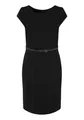 Produktbild: Betty & Co Damen Etuikleid mit Gürtel 44, Schwarz