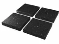 Produktbild: Waschmaschinen Schwingungsdämpfer Pads - 4er Set - 15 mm stark Gummipads Anti Vibrationsdämpfer für Möbel, Schränke, Maschinen, Badezimmer Antirutschunterlage 9x9x1,5cm - HERGESTELLT DEUTSCHLAND