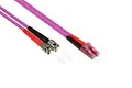 Produktbild: Patchkabel LWL Duplex OM4 (Multimode, 50/125) LC/ST, 2m, Good Connections®