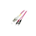 Produktbild: LWL-Kabel, 2 m, Duplex OM4 (Multimode, 50/125) LC/ST