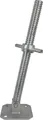 Produktbild: GeZu Impex® Gerüstspindel schwenkbar 500 mm, Ø 38 mm, Kippspindel für Baugerüste, Gerüstspindel Gerüstfüße mit beweglicher Fußplatte