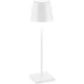 Produktbild: Poldina Pro Bianca wiederaufladbare und dimmbare LED-Tischleuchte mit einer Akkulaufzeit von bis zu 12 Stunden. Für den Außenbereich IP65