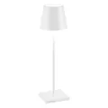 Produktbild: Poldina PRO lampada da tavolo a batteria ricaricabile IP65 colore bianco opaco Z