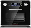Produktbild: GASTROBACK Design Ofen 42815 | Air Fryer Pizzaofen 5in1 | 1680W | 22L Mini-Backofen Grill Dörrgerät | Schwarz