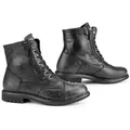 Produktbild: Falco Falco Aviator Motorrad-Stiefel Schwarz Motorradstiefel (Packung, Antistatische und Öl- und Benzinfeste Sohle) schwarz 45 EU