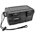 Produktbild: Kunststoffbox Wasserdicht Schwarz Transport Kiste Outdoor Camping Survival EDC