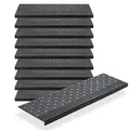 Produktbild: 10x Stufenmatten Gummi 65x25cm Treppenstufen Matten Set für Außen Outdoor