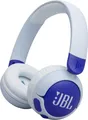 Produktbild: JBL Junior 320 BT, Kabellose On-Ear Bluetooth-Kopfhrer mit eingebautem Mikrofon fr Kinder, 50 h Wiedergabe, JBL Safe Sound, geringer Lautstrke, einfacher Bedienung und Sticker-Set, Blau