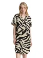 Produktbild: TOM TAILOR Damen 1046491 Kleid, 38070-Abstract Beige Zebra, 44