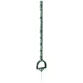 Produktbild: Kerbl Vollkunststoffpfahl mit Steigbügeltritt, 114cm,grün, 5 Stück