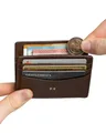 Produktbild: Gentlemen's Kartenetui - Kreditkartenetui mit Münzfach & RFID Schutz - Slim Wallet Herren, Slim Wallet Herren mit Scheinfach und AirTag-Fach