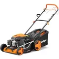 Produktbild: FUXTEC Benzin Rasenmäher FX-RM5196 50 cm Schnittbreite 60, Auto-Choke-System Easy-Clean Funktion