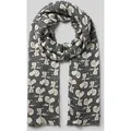 Produktbild: Codello Schal aus Viskose im Allover-Look in Mittelgrau, Größe 1
