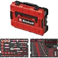 Produktbild: Original Einhell E-case 201-tlg. Werkzeugkoffer Mechanik (allrounder, Bit-zubehör, Stecknuss-set, Umschaltknarren, Gabel-ringschlüssel, Sechskant-stiftschlüssel, Systemkoffer)