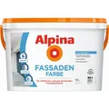 Produktbild: Alpina Fassadenfarbe Außenfarbe Fassade wetterbeständig Außen matt weiß 10L