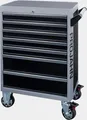 Produktbild: Projahn Werkstattwagen GALAXY mit 148-teiliger Bestückung, Werkzeugwagen mit 7 Schubladen, Werkstattschrank mit 4 Rollen, Schwarz/Silbergrau abschließbar 5501-202