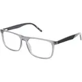 Produktbild: Hugo HG 1307 Herren-Brille inkl. Gläser Vollrand Quadratisch Kunststoff-Gestell 55/16/145, grau