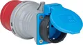 Produktbild: Brennstuhl CEE Adapter IP44 (Stecker: CEE 400V/16A, Steckdose 230V/16A), grau, b