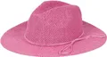 Produktbild: styleBREAKER Damen Panama Sonnenhut mit dünnem Hutband, Strohhut, Schlapphut, Sommerhut, Fedora Hut 04025040, Farbe:Dunkelrosa