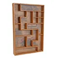 Produktbild: Mendler Setzkasten HWC-F35, Wandregal Sammlerkasten, Shabby-Look Vintage 70x45x8cm ~ Variantenangebot 69523