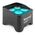 Produktbild: beamZ BBP90 Batterie Uplight Par 4x 4W schwarz - Akku-Par - Akkuscheinwerfer