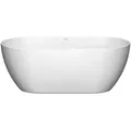 Produktbild: Duravit Badewanne DuraMuna, (Acrylbadewannen, Wanne, Sanitäracryl, Acrylwanne), oval freistehende Badewanne aus Acryl, Farbe und Größe wählbar 80 cm x 170 cm x 46 cm