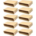 Produktbild: 10x Einsteck Lattenhalter 53 x 8 mm Kunststoff für Lattenrost Holzrahmen Bett