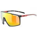Produktbild: Uvex Mtn Perform Outdoor / Sport Brille matt schwarz/rot/mirror rot Unisex