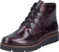 Produktbild: Rieker Damen Stiefelette Schnürboots  Schnürung 44902, Größe:38 EU, Farbe:Rot