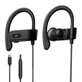 Produktbild: Avantree C171 - Kabel USB C In Ear Kopfhörer und Mikrofon für Sport und Joggen mit Over Ear Ohrhörern und Inline Lautstärkeregler, kompatibel mit Galaxy, Android und Anderen Typ C Smartphones