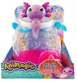 Produktbild: Animagic - Let's Glo Axolotl Aquarium - Interaktives Spielzeug für Kinder ab 4 Jahren - Zum Tragen des elektronischen und beleuchteten Haustieres - Inklusive Aquarium und einem Lila Axolotl