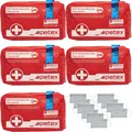 Produktbild: 5x Verbandtasche DIN13164:2022 Erste Hilfe Set Koffer rot Verbandkasten KFZ Auto