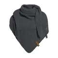 Produktbild: KNIT FACTORY - Dreiecksschal Coco - Damen Strickschal mit Wolle - Umschlagtuch für den Herbst und Winter - Winterschal - Dreieckstuch - Hochwertige Qualität - XXL Schal - 190 x 85 cm - Anthrazit