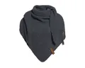 Produktbild: Knit Factory Schal Coco Dreiecksschals 190x85 cm Glatt Anthrazit, (1-St), Schal Strickschal Umhängetuch Tuch Strickware