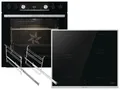 Produktbild: Gorenje Herdset Black Set 5 Induktion 743280 - Einbauherd BCIX6737E05BG + Induktions-Kochfeld GI6400B