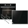 Produktbild: Gorenje EB-Herdset Black Set 5 Induction BCIX6737E05BG- GI6400BXDE