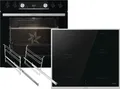Produktbild: Gorenje Herd-Set BCIX6737E05BG+GI6400BXDE | Induktion | 77L Backofen | AquaClean | AirFry | Teleskopauszug | Schwarz, A (Spektrum: A+++ bis D)