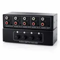 Produktbild: Cinch Audio Verteiler Splitter Umschalter Umschaltbox Schalter Switch 4 IN 1 OUT