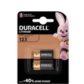 Produktbild: 2x Duracell CR123 Lithium Batterien 3V DL123A 123A für Kamera Blitz
