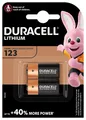 Produktbild: 2x Duracell Photobatterie CR123A Ultra Lithium 3V 1400mAh